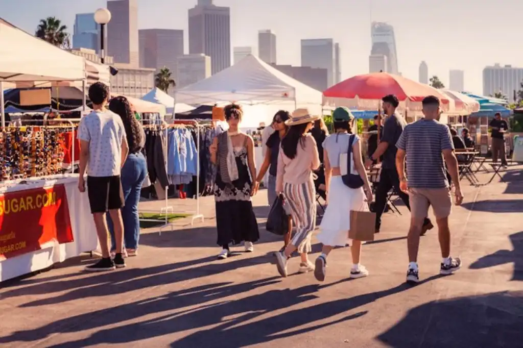 This Massive Flea Market in Southern California Has Its Very Own Bar