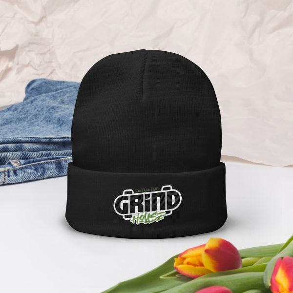 Grind House Embroidered Beanie - Image 5