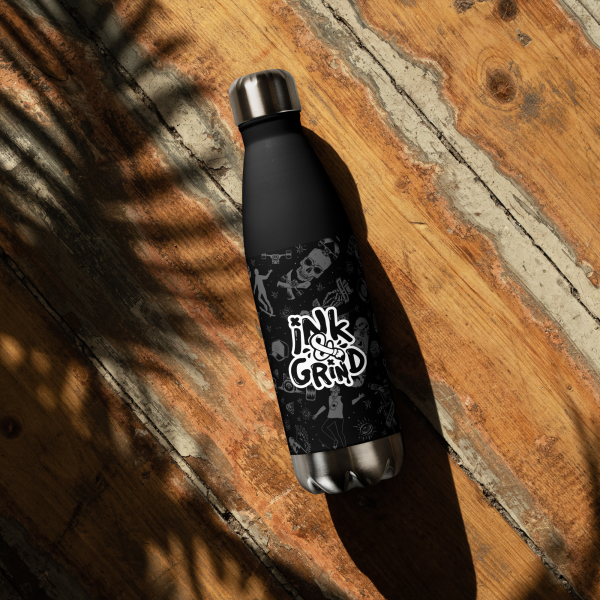 Ink and Grind Stainless steel water bottle - Image 2