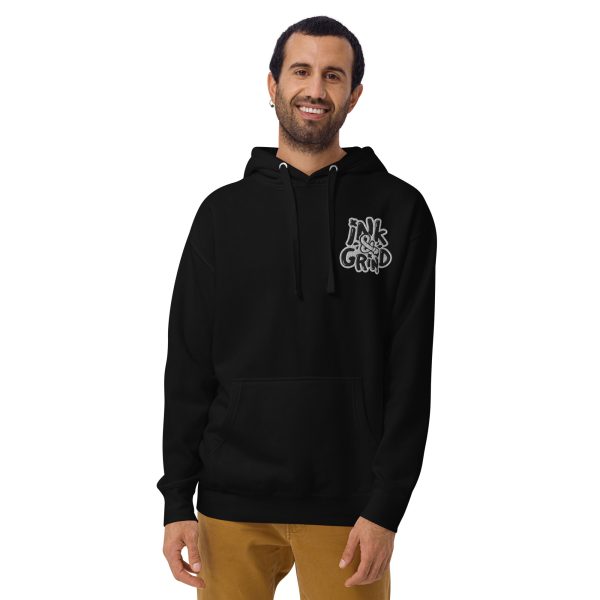 Ink and Grind Unisex Hoodie - Image 2