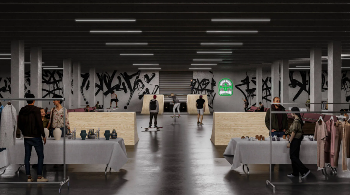 You can hit the ramps at this new indoor skate park