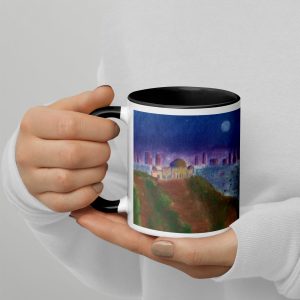 Night Sky Mug with Color Inside