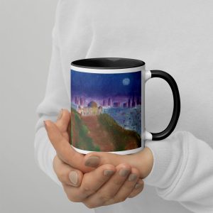 Alternative view of Night Sky Mug with Color Inside