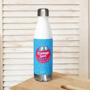 Alternative view of Saturday Flea at Vintage Land Stainless Steel Water Bottle